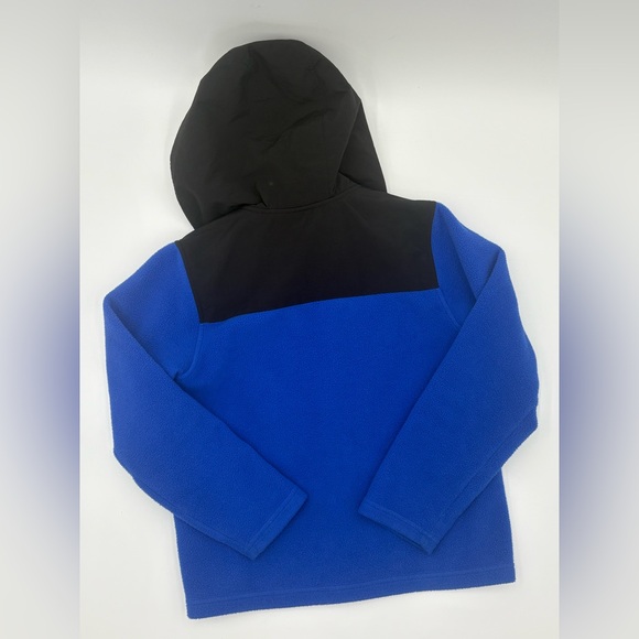 The North Face Youth Blue Fleece Zip Hoodie Jacket Size M 10/12 - Picture 7 of 9